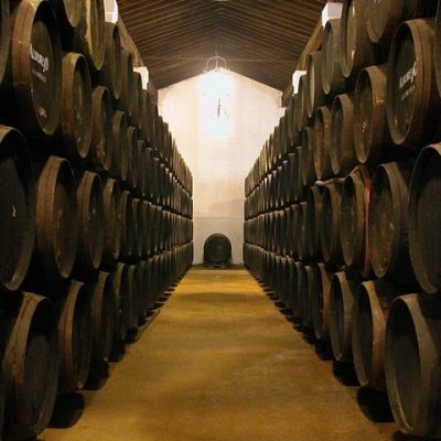 Spanish Bodiga Wine Cellar